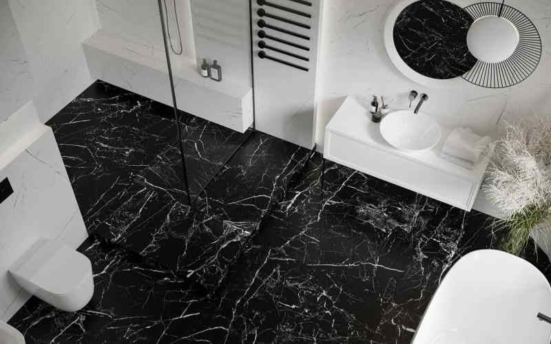 تصویر 4 از کاشی طرح دار کف سرویس بهداشتی بافت ضد لغزش